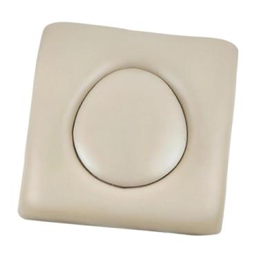 Imagem de Bothyi Almofada do assento do cenário, tampa da almofada do assento, para idosos Eldely, almofada de vaso sanitário acolchoada portátil para cadeira de rodas, Amarelo Claro