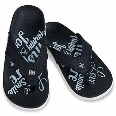 Imagem de Spenco Women's Yumi Inspire Flip Flop, Black, 11