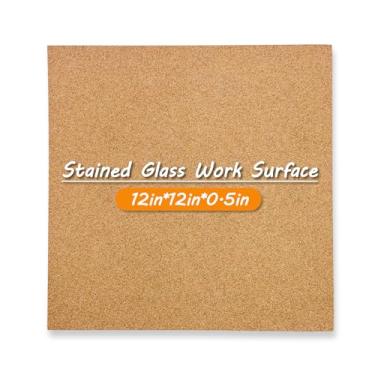 Imagem de Suprimentos para vitrais, acessórios de vitral para trabalho de solda, kit inicial de vitrais, ferramentas de vitral para proteção de mesa e bancada (113 g)