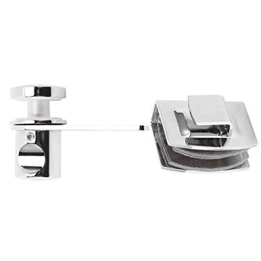 Imagem de MY-5008L Fechadura de Porta de Vidro de Banheiro Com Acabamento Espelhado – Fechadura de Parafuso de Porta de Vidro de Banheiro para Privacidade – Durável e Elegante para Uso