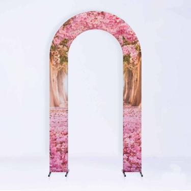 Imagem de Painel de Festa em Arco com Forro Jardim Encantado 1,25 metros - Fera Print