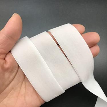 Imagem de PEPPERLONELY Fita de veludo de face única de 5 metros de 25 mm (1 polegada), Off White #2