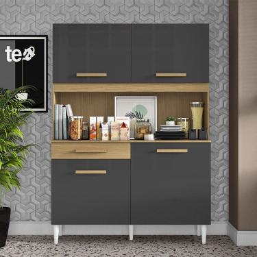 Imagem de Cozinha Compacta 2003308 Atacama Grafite Aramóveis