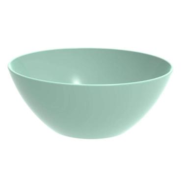 Imagem de Tigela Pequena Crippa Travessa Redonda 2,3L Servir Salada Sobremesa Verde Menta