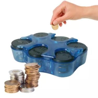 Imagem de Porta Moeda Organizador Separador Portátil Troco no Bolso - Home Goods