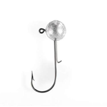 Imagem de Conjunto de 10 ganchos de água salgada para trutas de baixo, 1/227 g, 1/56 g, 1/56 g, kit de ganchos para mandril de água doce para contrabaixo pacote com 10 (3/473 g ig Head10 pçs)