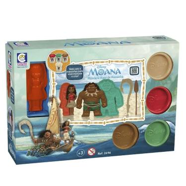 Imagem de Kit Massinha De Modelar Moana E Maui - Cotiplas