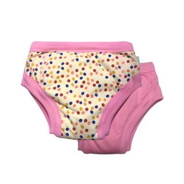Imagem de Calcinhas de treinamento/ transição de desfralde Confete Rosa 02 un (H