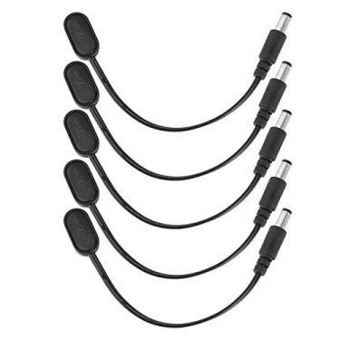 Imagem de Cabo de Alimentação do Pedal de Guitarra, Clipes de Bateria de 9v