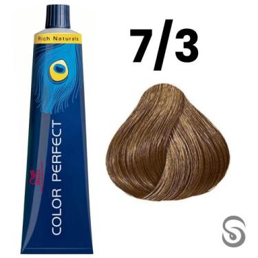 Imagem de Wella Perfect Color 7/3 Louro Médio Dourado Rich Naturals 60ml, UNICA