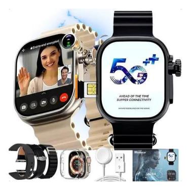 Imagem de Relogio Smartwatch Ultra 3 Ai 5G 2, 16GB Amoled Com Chip Android Camer
