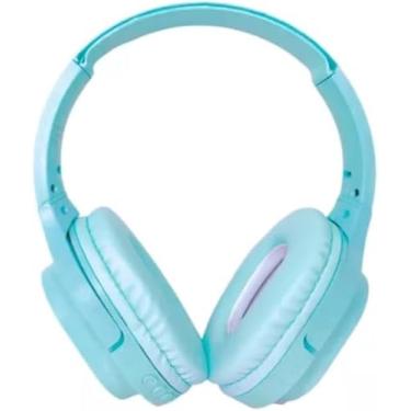 Imagem de Fone De Ouvido Bluetooth 5.3 Headphone Sem Fio Fone Corrida Academia Com Cancelamento de Ruído On-ear Leve Dobrável PREMIUM (AZUL)
