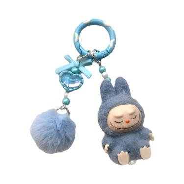 Imagem de Mini Chaveiro De Pelúcia Labubu De Vinil, Caixa Surpresa Fofa, Brinque