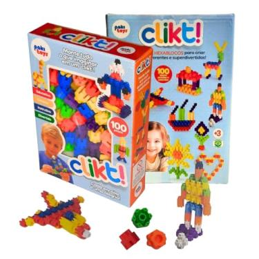 Imagem de Brinquedo Educativo Montar Blocos Infantil Peças Construção Coloridos Criativo Crianças Encaixar