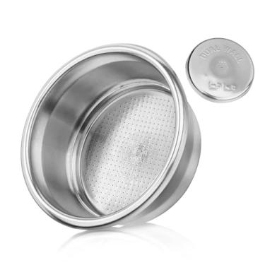 Imagem de Cesta de filtro de parede dupla de substituição de 54 mm, 2 xícaras, compatível com máquinas de café expresso Breville (BES860XL/11,41) - Acessórios de filtro de portafilter de dose dupla
