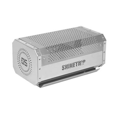 Imagem de Daconovo Fogão de acampamento ao ar livre Fogão a lenha Fogão de aquecimento de aço inoxidável Grelha para fogueira para cozinhar ao ar livre Camping Piquenique Caminhadas Churrasco