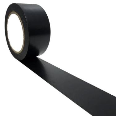 Imagem de Kit Fita Adesiva Demarcação De Solo 4.8cm X30m Preta 3 Unidades - THR