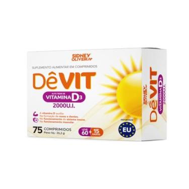 Imagem de Vitamina D3 Dévit 75 comprimidos Sidney Oliveria