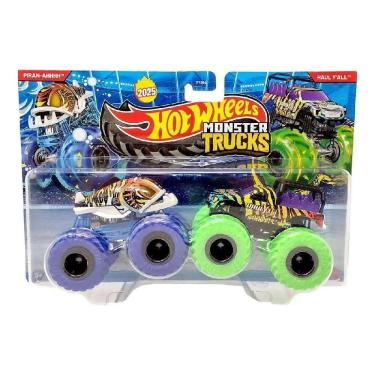 Imagem de Hot Wheels Monster Trucks Piran-Ahhh e Haul Y`all - Mattel
