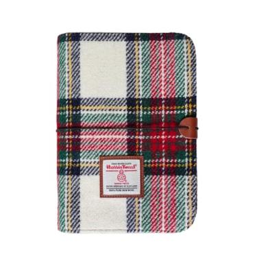 Imagem de TAILORMAP Pasta Harris Tweed A5 com 6 anéis, recarregável, capa de tecido 100% lã, 80 páginas, caderno de escrita feito à mão para escritório ou viagem (nº 899)