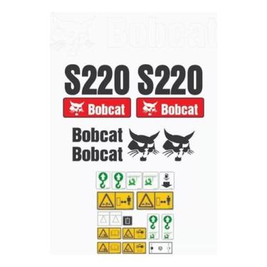 Imagem de Kit Adesivos Bobcat S220 - Spts