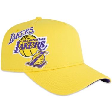 Imagem de Boné 9FORTY NBA Los Angeles Lakers World of Logo Amarelo New Era