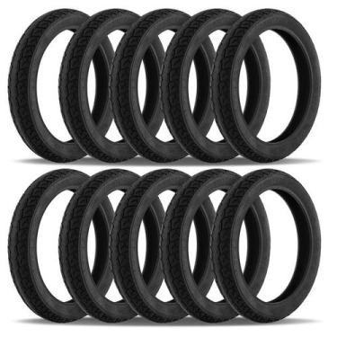 Imagem de Kit 10 Pneus Traseiro Moto Titan Fan YBR Pro Tork 90x90-18 Aro 18, PRE