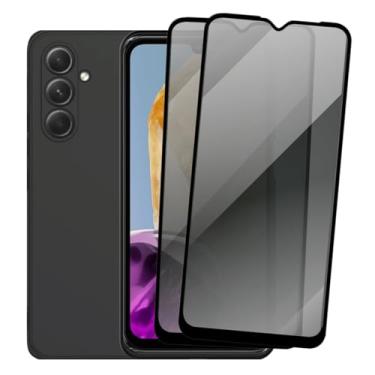 Imagem de Kit Proteção para Samsung Galaxy M15, Capa Anti Impacto e 2 Películas de Privacidade 3D, Preto