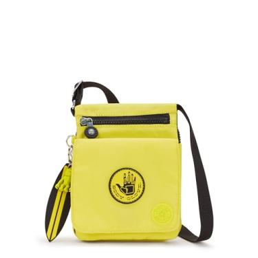 Imagem de Kipling Nova bolsa tiracolo Eldorado Body Glove, Pulseira de feixe amarelo, 6''L x 7.75''H x 0.75''D
