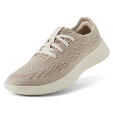 Imagem de Allbirds Tênis masculino Tree Runner Go, Bege robusto (creme pedregoso), 45