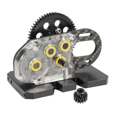 Imagem de 2Low LCG Transmission Overdrive Gearbox for 1/10 RC Crawler Axial SCX10 II III 90046 Capra TRX4 Upgrade Part