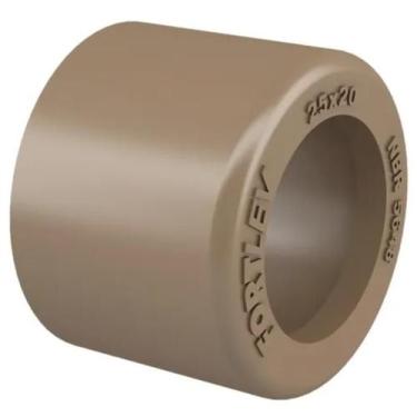 Imagem de Bucha Redução Soldável Curta 3/4X1/2 25X20MM Marrom PVC - FORTLEV, Mar