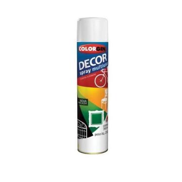 Imagem de Tinta Spray Multiuso Branco Fosco Decor Colorgin