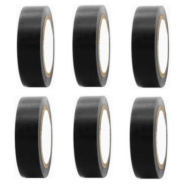 Imagem de Fita Isolante 17mm 9 Metros 6 Unidades - Bomder