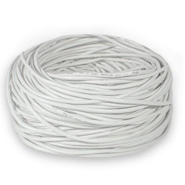 Imagem de Cabo de Rede CAT6 50 Metros 50m Branco Rolo UTP Ethernet Crimpado 23AW