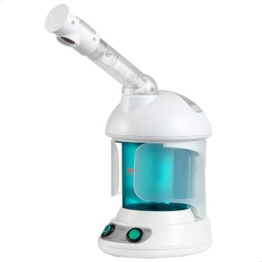Imagem de K.SKIN, Vaporizador, Facial, Vapor, Cuidados, Pele, Cabelos, Cravos, Impurezas, Acnes, Poros, Bico, Aparelho, Alta Frequência, Massageador (Branco 110v)