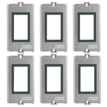 Imagem de Kit 6 Tampas Condulete Tramontina 1 3/4 Módulo Vertical Liz - TRAMONTI