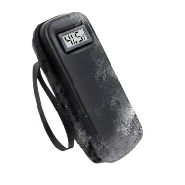 Imagem de Bolsa de viagem de medicamentos isolada | Estojo de medicamentos refrigerado - Recipiente de medicamentos com visor de temperatura, organizador de refrigerador para avião, hospital, mulheres, homens