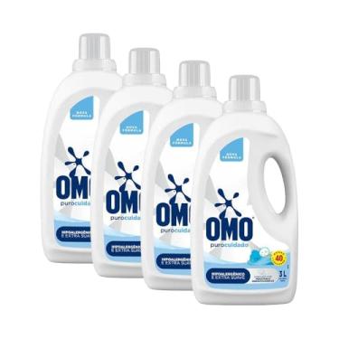 Imagem de Kit 4 Lava-Roupas Líquido Omo Puro Cuidado 3l
