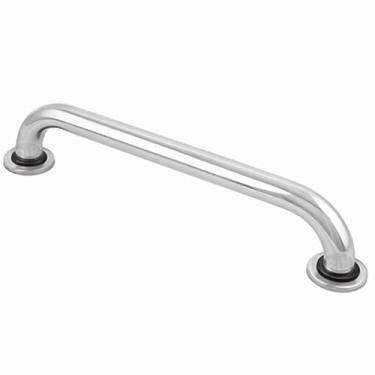 Imagem de Alça de Apoio Aluminio Barra de Segurança no Banheiro para Idoso Gestante Deficiente Cadeirante Box Parede Suporte Acessibilidade (Metal, 40 cm)