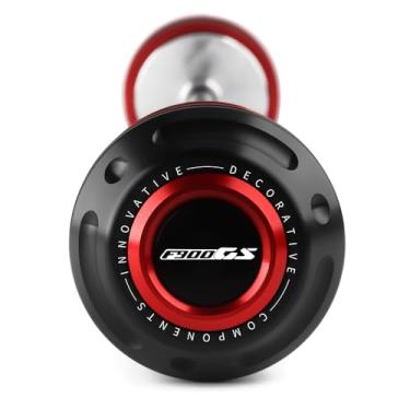 Imagem de GOXMOTO Garfo de eixo traseiro de motocicleta proteção contra queda de roda CNC compatível com acessórios B.M.W F900GS F900GS Adventure 2025 2024 2023 F900 GS ADV F900GSADV (vermelho)