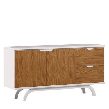 Imagem de Balcão 2 Portas 2 Gavetas Com 150cm Rennes Off White - Ype - ÉdeCasaMóveis