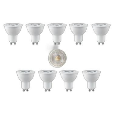 Imagem de 9 Lampada Led Branco Neutro Dicroica 6W Mr16 4000K Lup10
