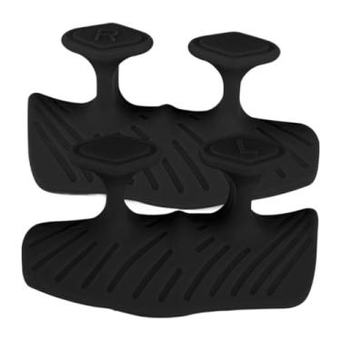 Imagem de predolo 2x Luvas de Silicone para Levantamento de Peso, Proteção para As Mãos, para Homens E Mulheres, Sem Dedos, para Treino, Fitness E Exercícios, Preto