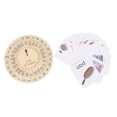 Imagem de Cosiki Placa de Roda CVC, Brinquedo de Aprendizado de Alfabetismo Educacional para Crianças Pequenas, Jogo de Ortografia