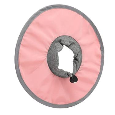 Imagem de lyrlody Colar de Recuperação de Gatos Anti -lambida Ajustável Com Material Premium, Cone de Poliéster Fácil de Limpar, Uso Flexível (L)