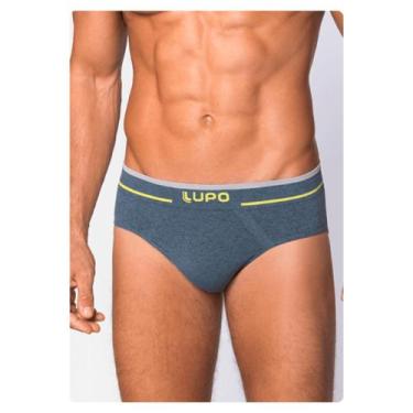 Imagem de Cueca Slip Microfibra sem Costura Lupo 624-003, 2560, Azul, GG - maneq
