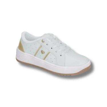 Imagem de TENIS K360 NOVA YORK BRANCO/OURO Kidy