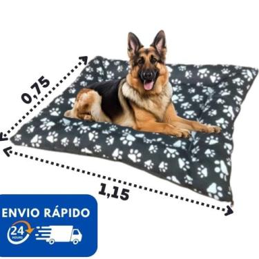 Imagem de Cama Pet Gigante Para Cães e Gatos Colchonete Pet 75x1,15 Com Zíper Co