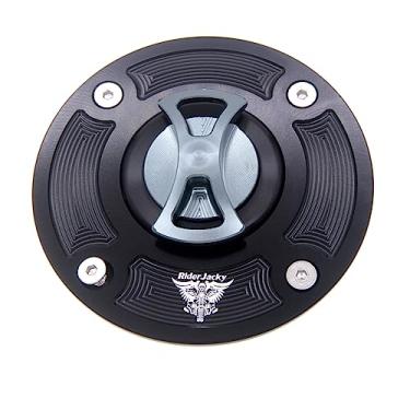 Imagem de Riderjacky Tampa do tanque de combustível de motocicleta sem chave para Suzuki KATANA 600 750 1998 1999 2000 2001